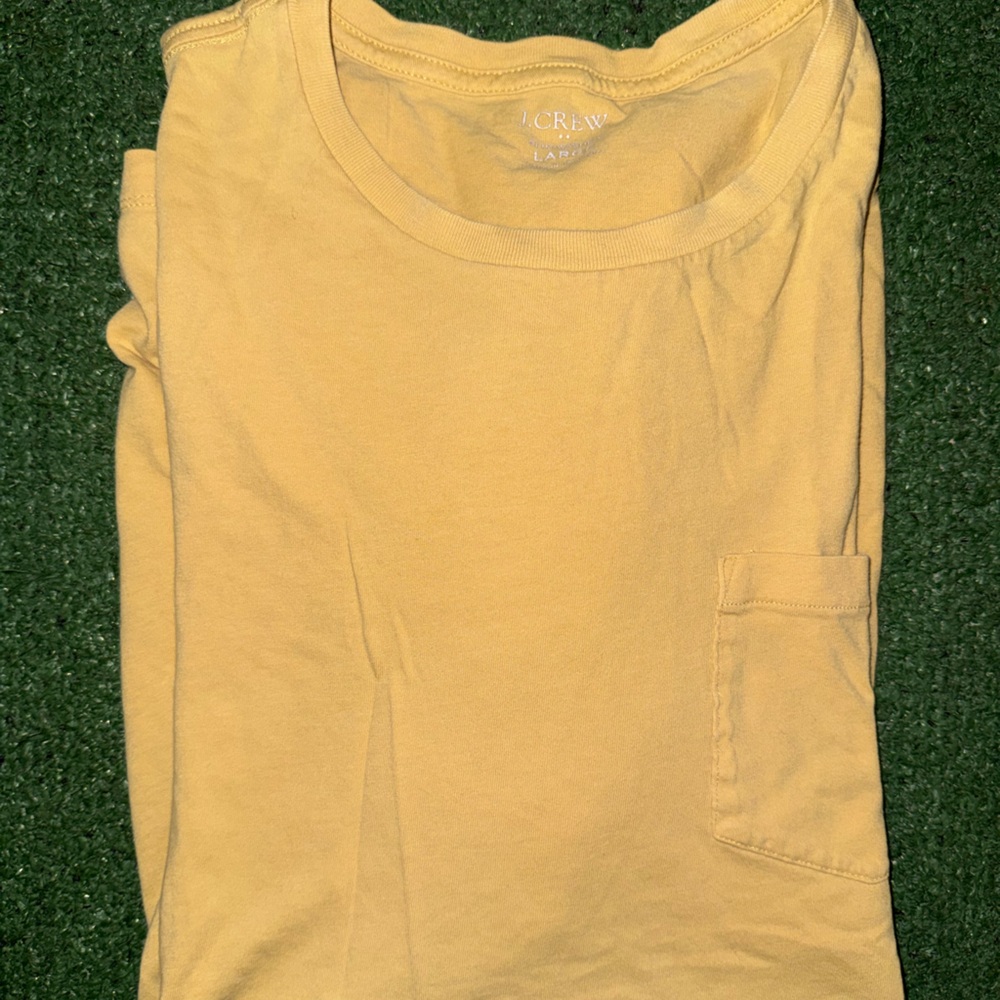 J. Crew Yellow Tee